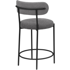 King Counter Stool (Set of 2) Grey