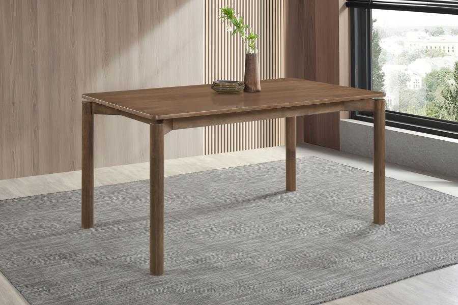 Carrisa 71 Live Edge Dining Table Natural Walnut