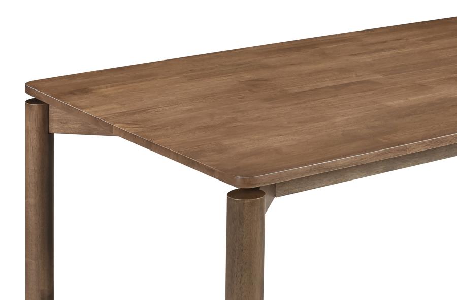 Carrisa 71 Live Edge Dining Table Natural Walnut