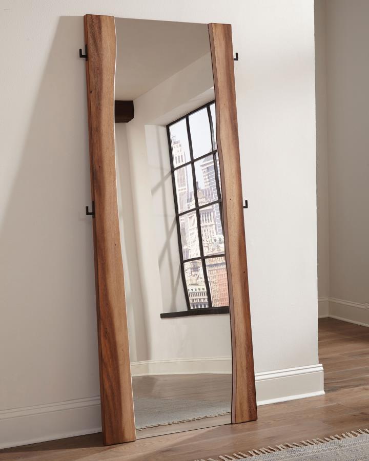 Live Edge Floor Mirror