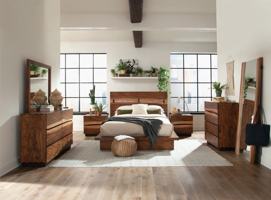 Live Edge Floor Mirror