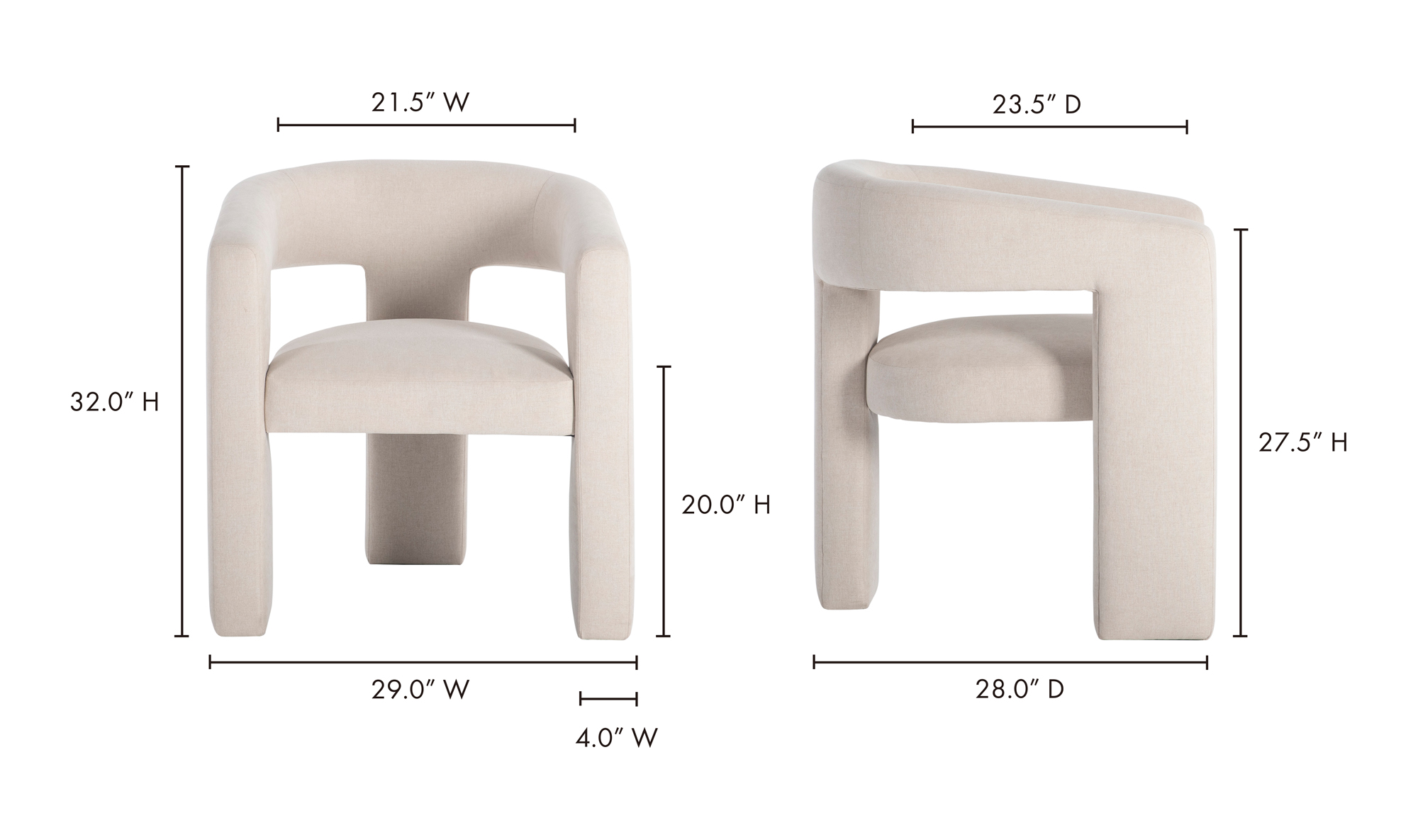 Achill Desk chair