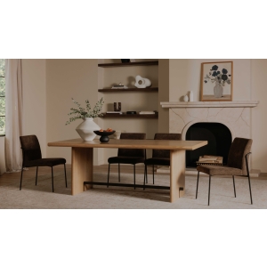 Hossegor dining chairs dark brown
