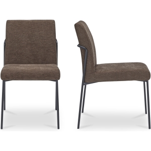 Hossegor dining chairs dark brown