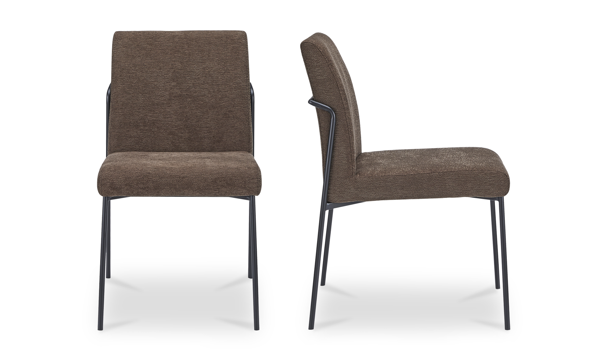 Hossegor dining chairs dark brown