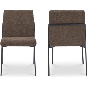 Hossegor dining chairs dark brown