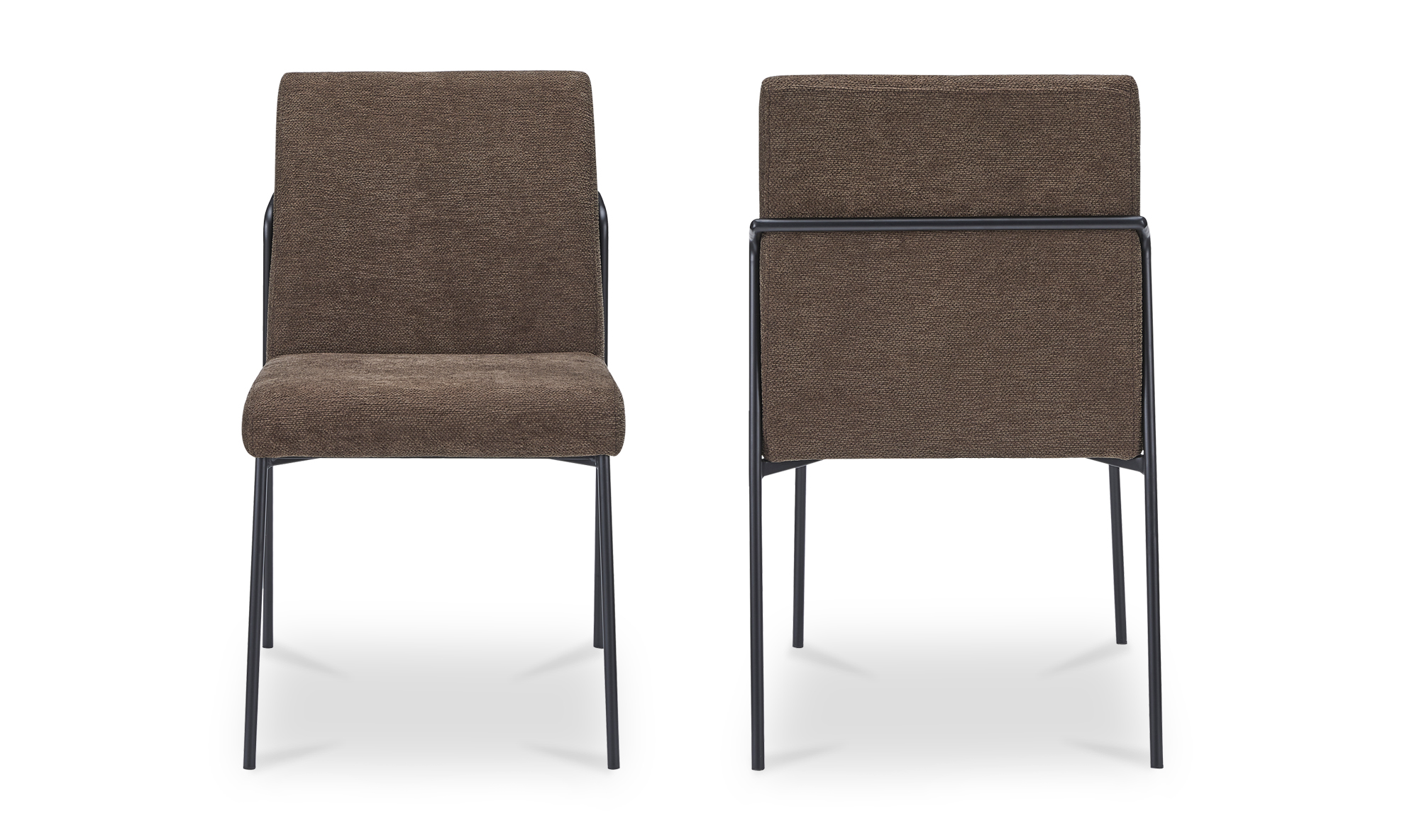 Hossegor dining chairs dark brown