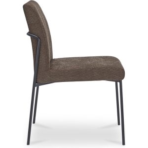 Hossegor dining chairs dark brown