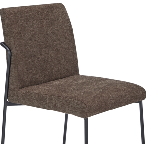 Hossegor dining chairs dark brown