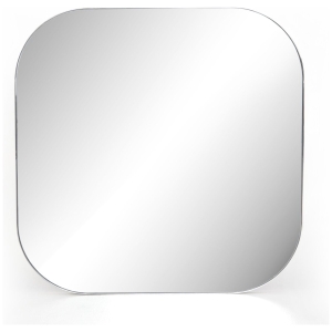 Gisborne mirror Shiny Steel