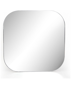 Gisborne mirror Shiny Steel