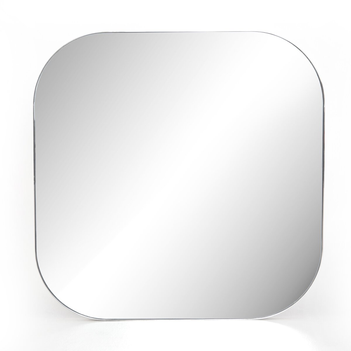 Gisborne mirror Shiny Steel