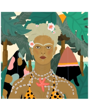 Frida Goes To The Beach