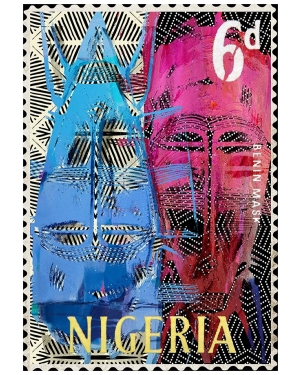 Nigeria Stamp 20"X23"