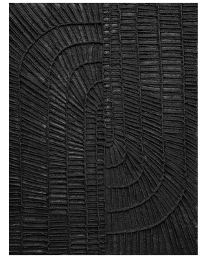 Textured Haze-Black II 48"X60"