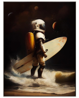 My Space Surfing Day 40"x53"