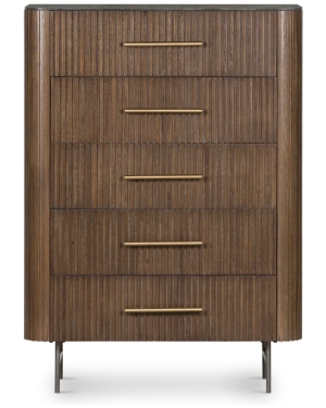 Cinzia 5 Drawer Dresser (brown)