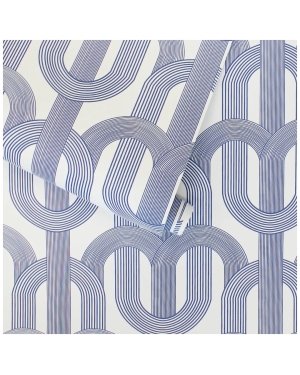 Lattice Peel and Stick Wallpaper - Blue