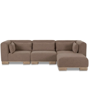 Jane Sectional, 4 Piece, Cocoa