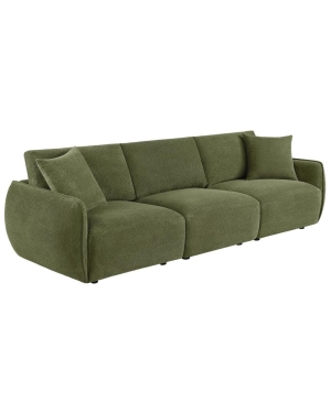Ellie Upholstered Modular Sofa Green