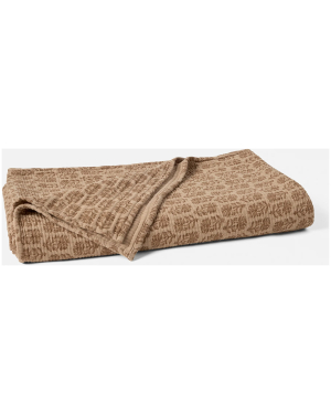 Mirada Organic Matelasse Coverlet - Fawn
