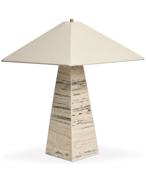 Travertine Table Lamp
