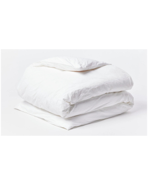 Organic Crinkled Percale™️ Duvet Cover - King