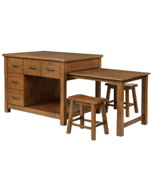 Mayfair 3-piece Island with Extension Table